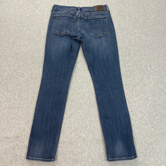 Lucky Brand Sweet Straight Ankle Jeans WMNS SZ 2/26 Blue Low Rise Streetwear Y3K - Picture 5 of 12